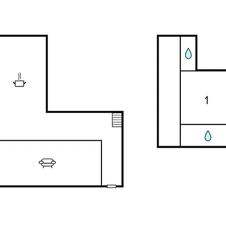 1 Bedroom Gorgeous In 펜션 *
